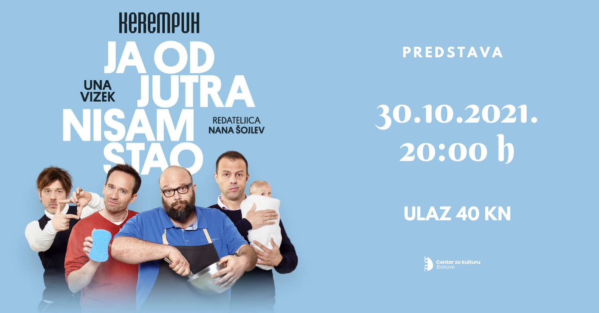 Predstava Ja od jutra nisam stao 2021png